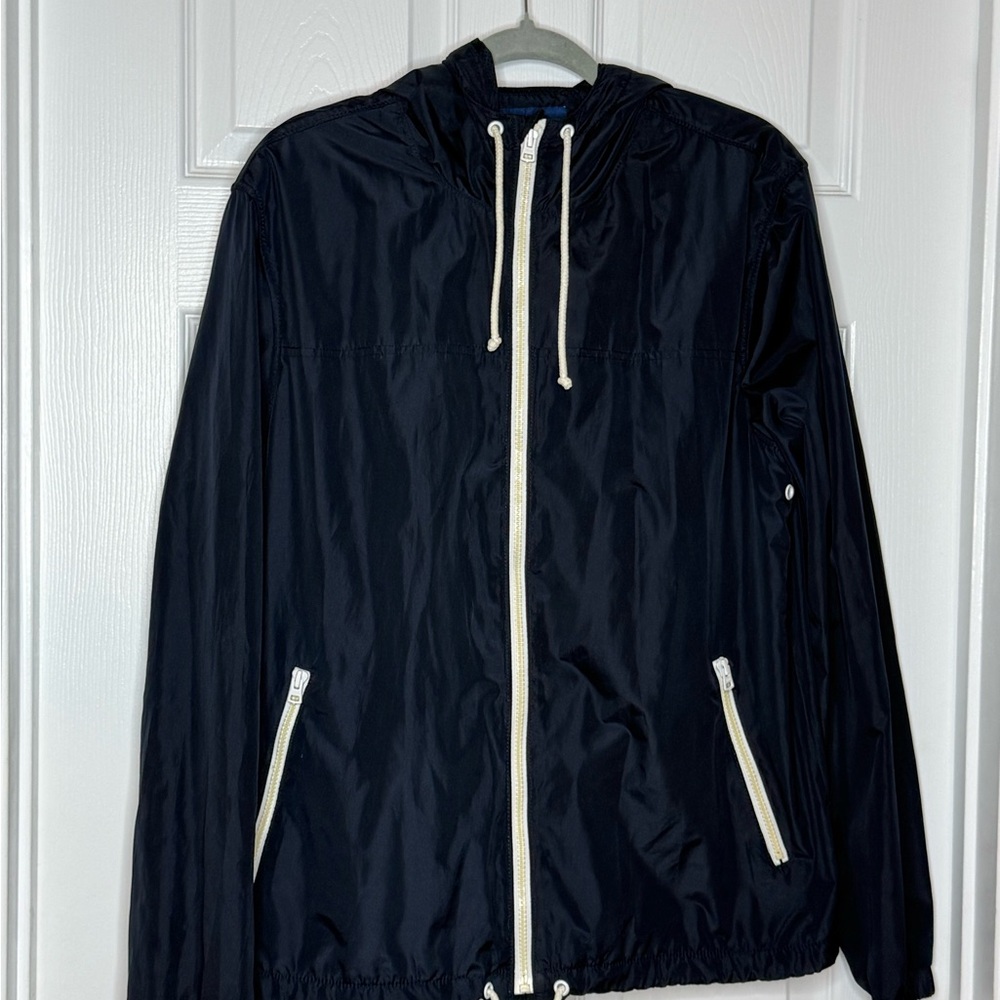 Old Navy Men's Navy Windbreaker Jacket